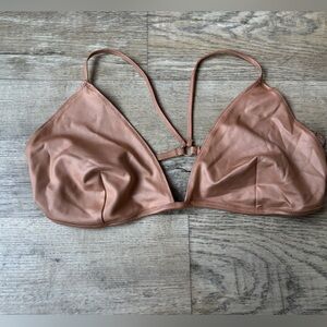 SKIMS Shimmery Copper Bra